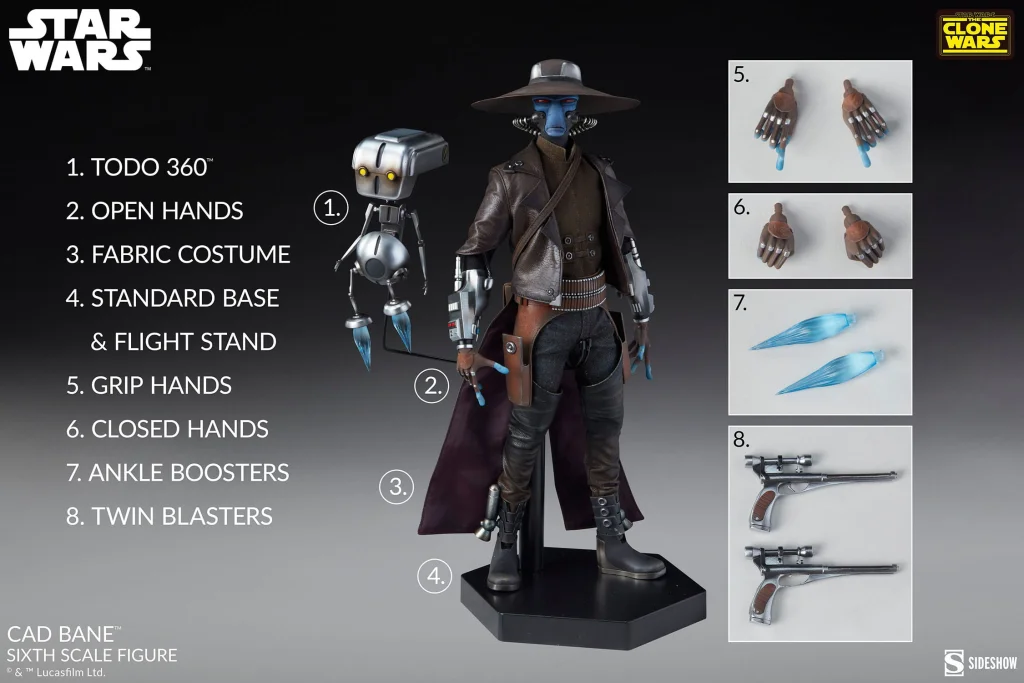 Star Wars - Scale Action Figure - Cad Bane