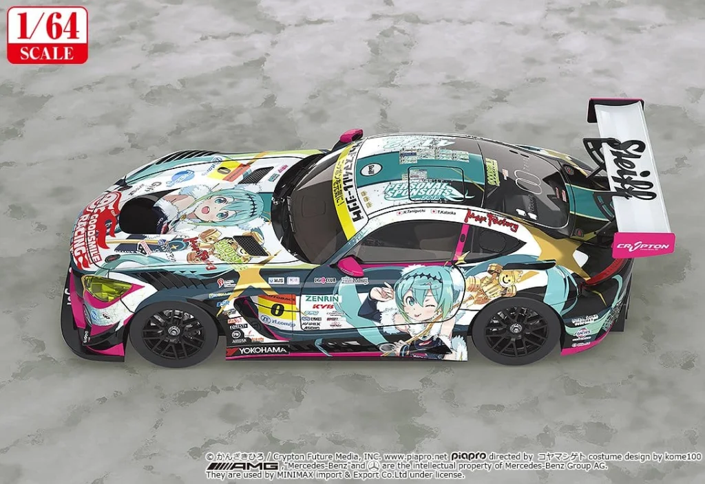 Character Vocal Series - Miniature Car - Good Smile Hatsune Miku AMG (2018 SUPER GT Ver.)