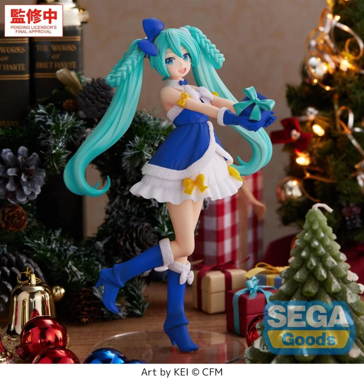 Character Vocal Series - High Premium Figure - Miku Hatsune (Sapphire Christmas Ver.)