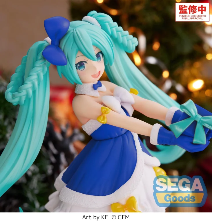 Character Vocal Series - High Premium Figure - Miku Hatsune (Sapphire Christmas Ver.)
