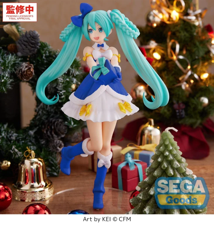 Character Vocal Series - High Premium Figure - Miku Hatsune (Sapphire Christmas Ver.)