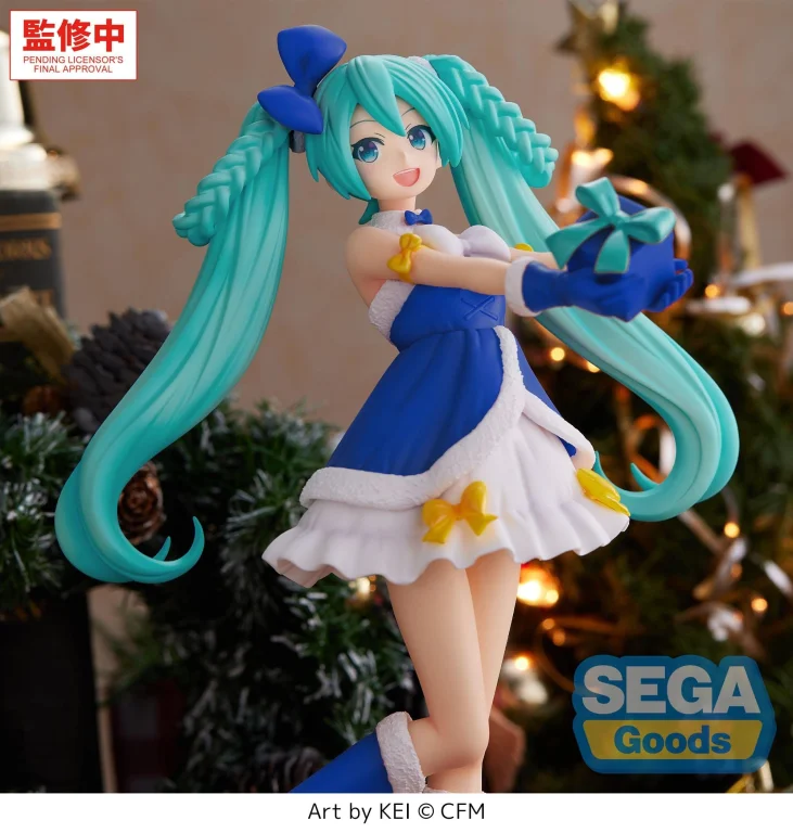 Character Vocal Series - High Premium Figure - Miku Hatsune (Sapphire Christmas Ver.)