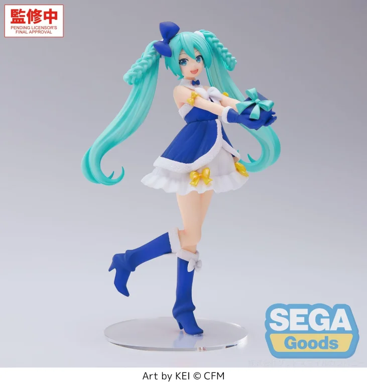 Character Vocal Series - High Premium Figure - Miku Hatsune (Sapphire Christmas Ver.)