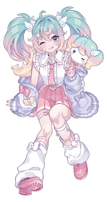 Character Vocal Series - FuRyu Kuji - JK Life Kawaii Food Meguri - Miku Hatsune (Fuwafuwa Life)