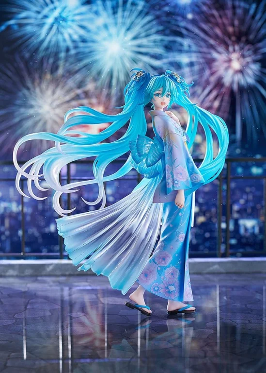 Character Vocal Series - Scale Figure - Miku Hatsune (Music & Fire Works Ver.)