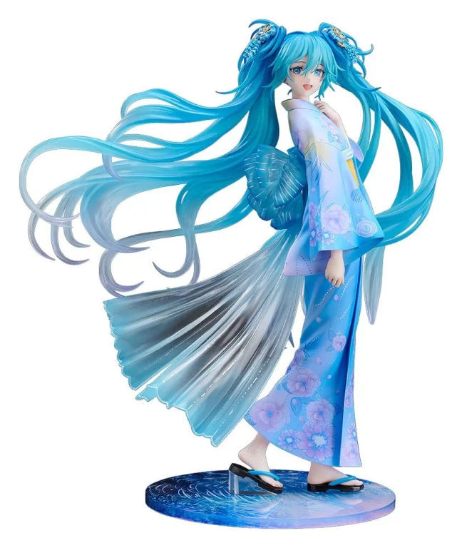 Character Vocal Series - Scale Figure - Miku Hatsune (Music & Fire Works Ver.)