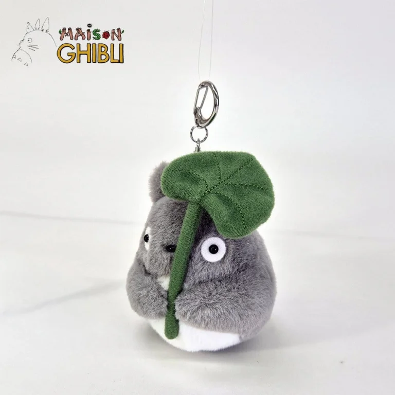 Mein Nachbar Totoro - Pl&uuml;sch-Schl&uuml;sselanh&auml;nger - Totoro with Leaf