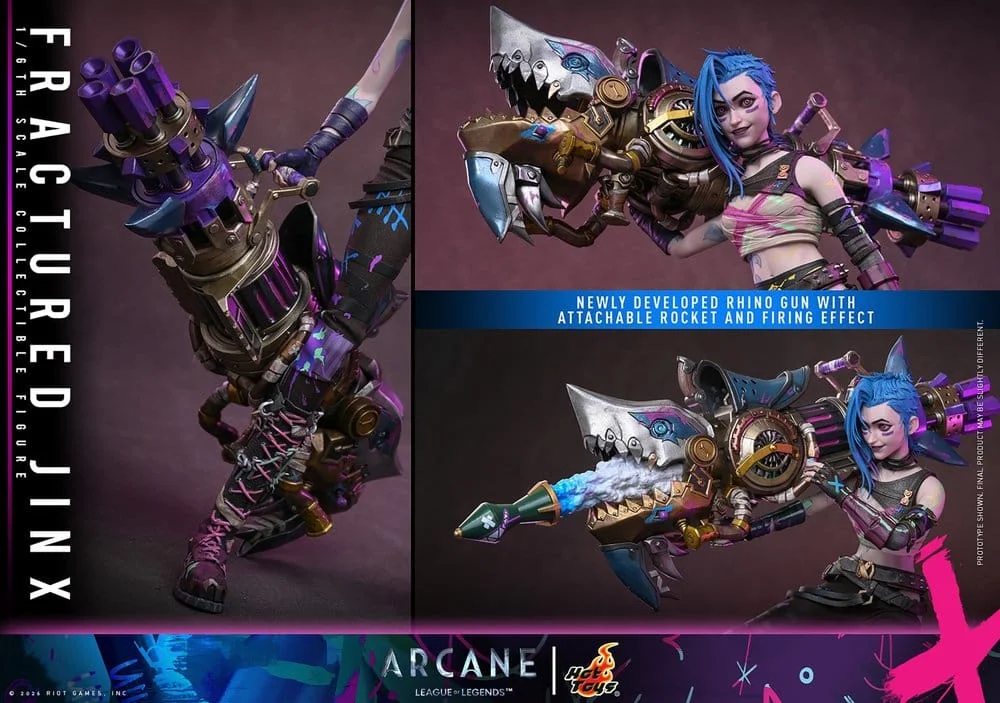League of Legends - Scale Action Figure - Jinx (Fractured)