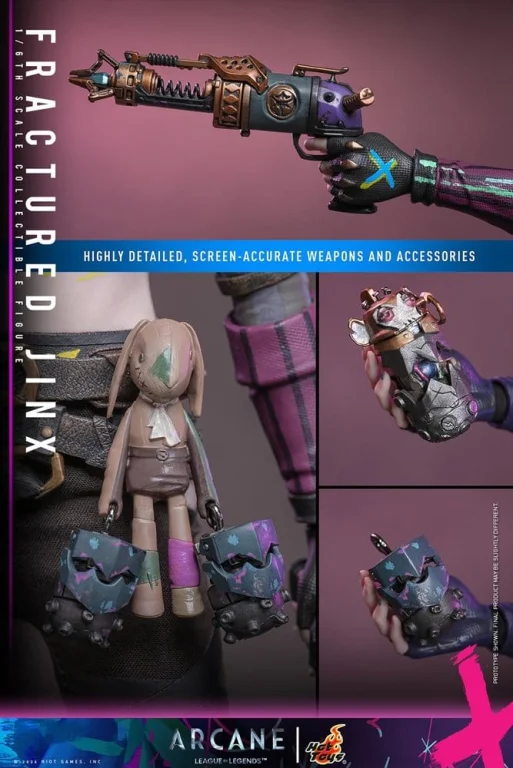 League of Legends - Scale Action Figure - Jinx (Fractured)