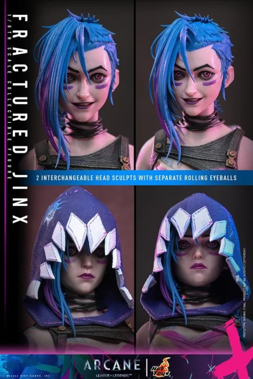 League of Legends - Scale Action Figure - Jinx (Fractured)