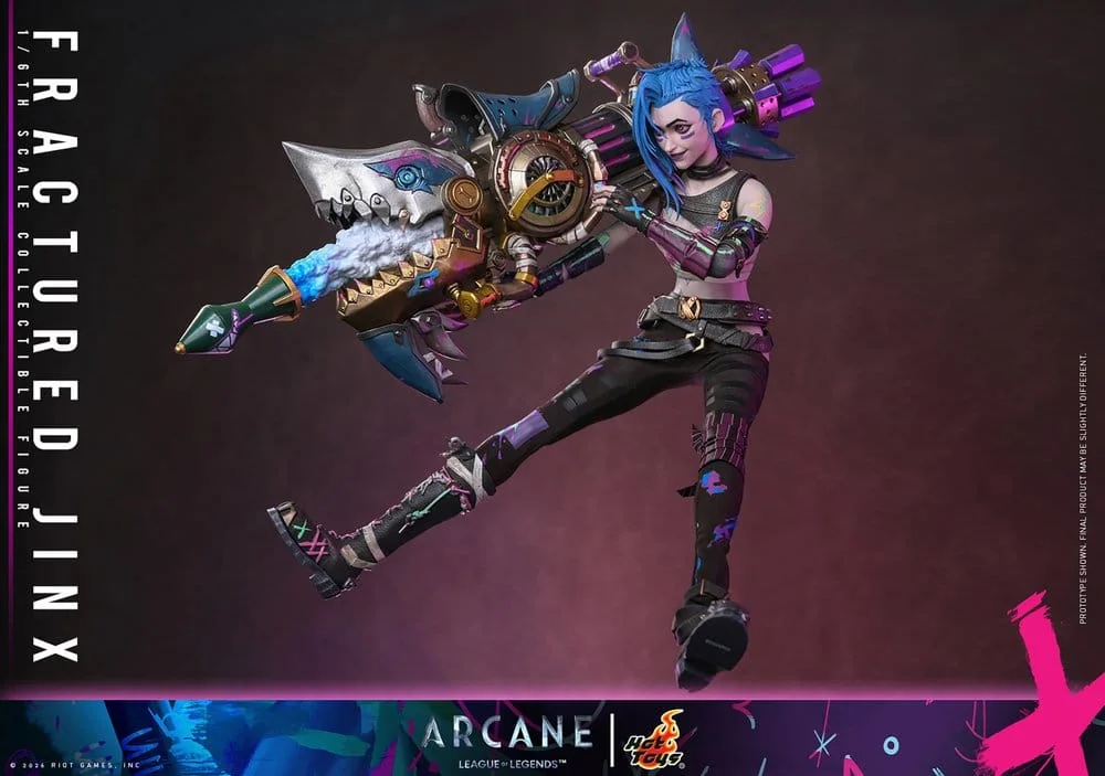 League of Legends - Scale Action Figure - Jinx (Fractured)