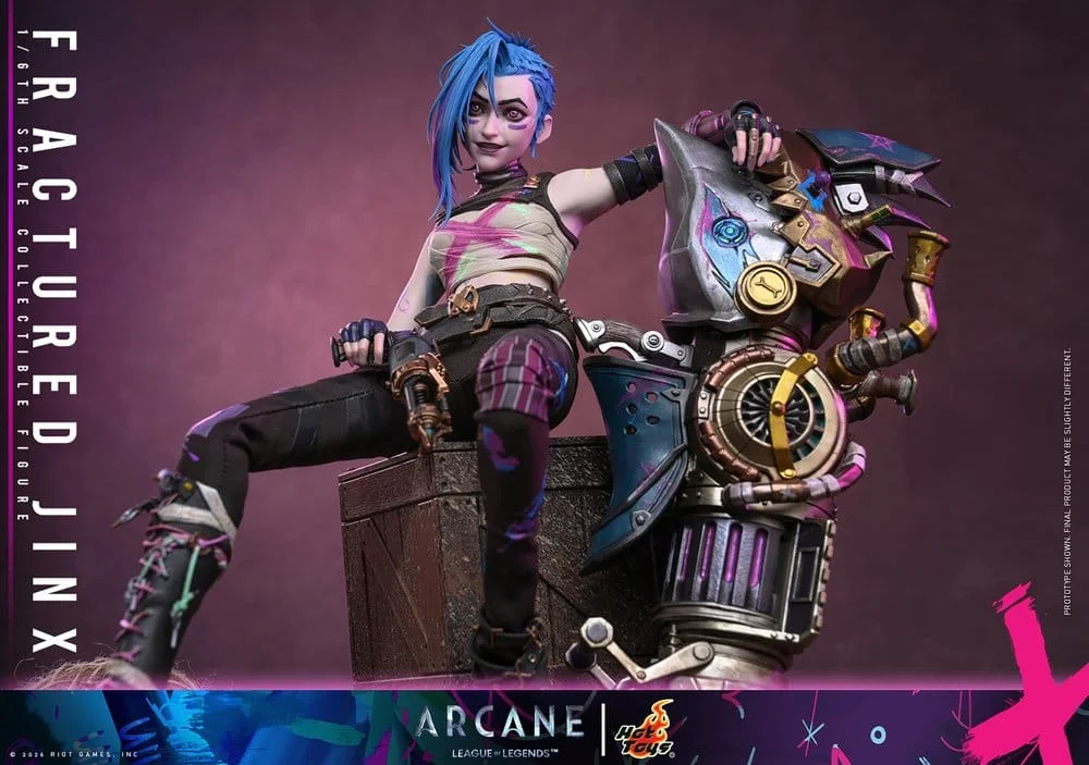 League of Legends - Scale Action Figure - Jinx (Fractured)
