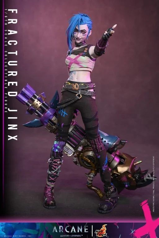 League of Legends - Scale Action Figure - Jinx (Fractured)
