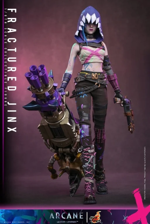 League of Legends - Scale Action Figure - Jinx (Fractured)