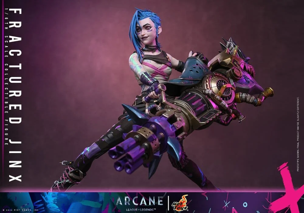 League of Legends - Scale Action Figure - Jinx (Fractured)