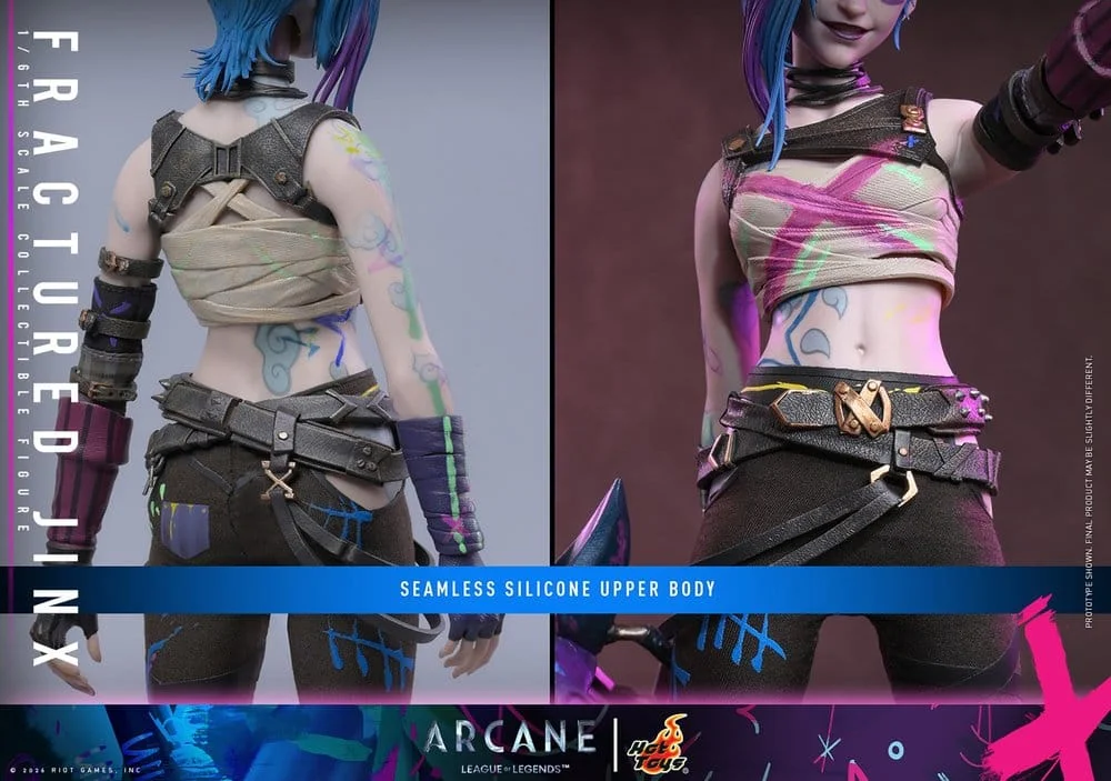 League of Legends - Scale Action Figure - Jinx (Fractured)