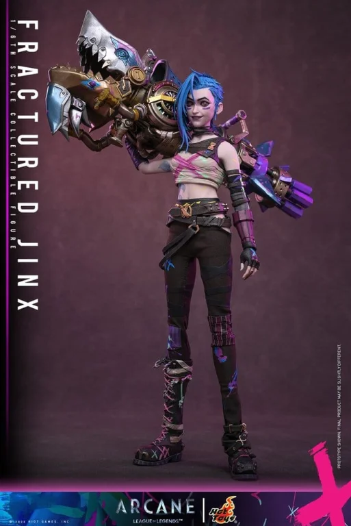 League of Legends - Scale Action Figure - Jinx (Fractured)