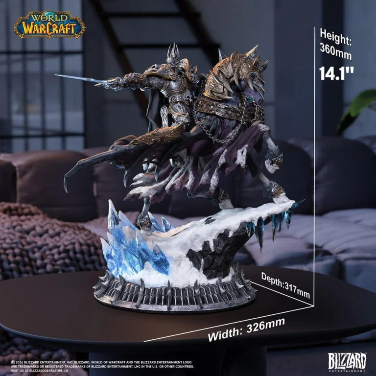 Warcraft - Non-Scale Figure - The Lich King & Invincible