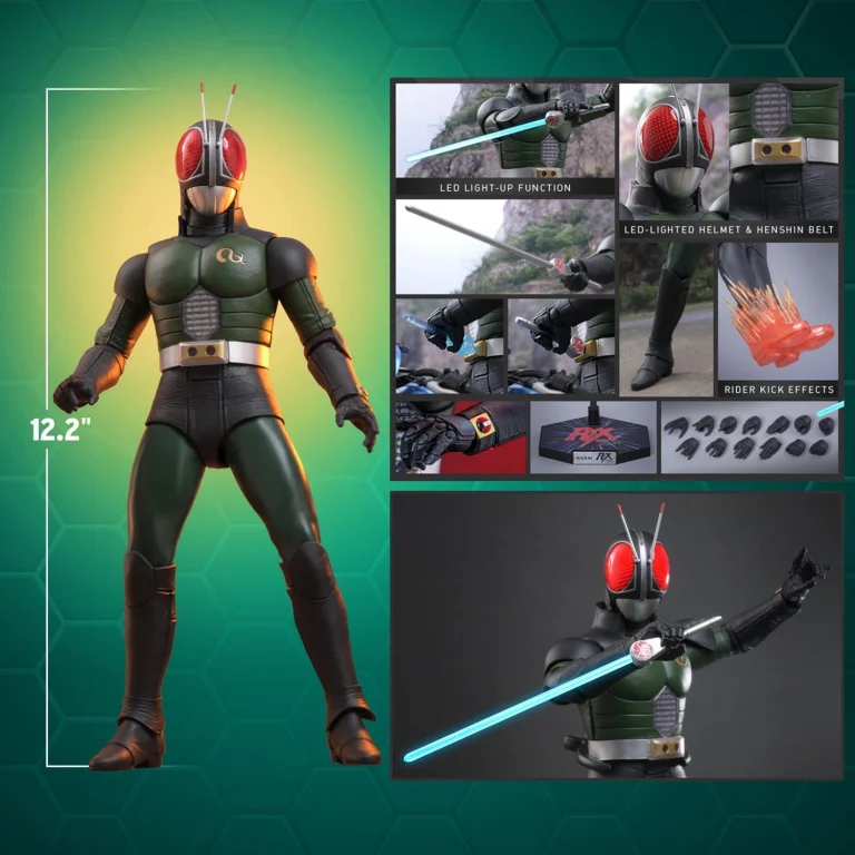 Kamen Rider - Scale Action Figure - Kamen Rider Black RX