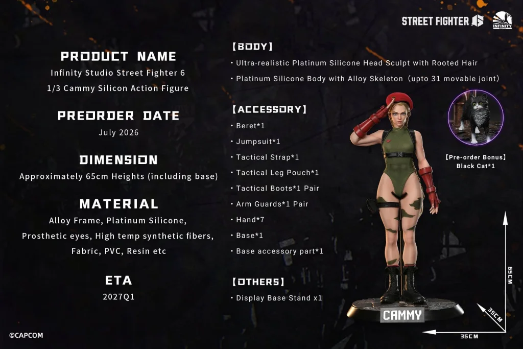 Street Fighter - Scale Action Figure - Cammy White