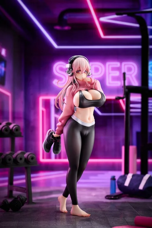 Super Sonico - Scale Figure - Super Sonico (Exercise Ver.)