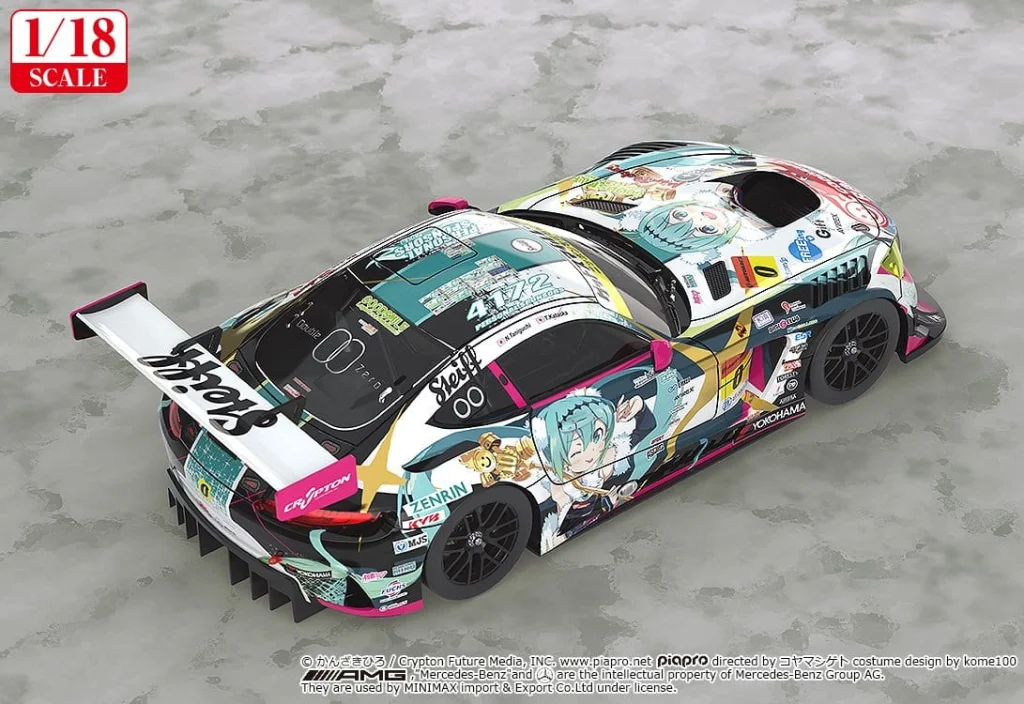 Character Vocal Series - Miniature Car - Good Smile Hatsune Miku AMG (2018 Final Race Ver.)
