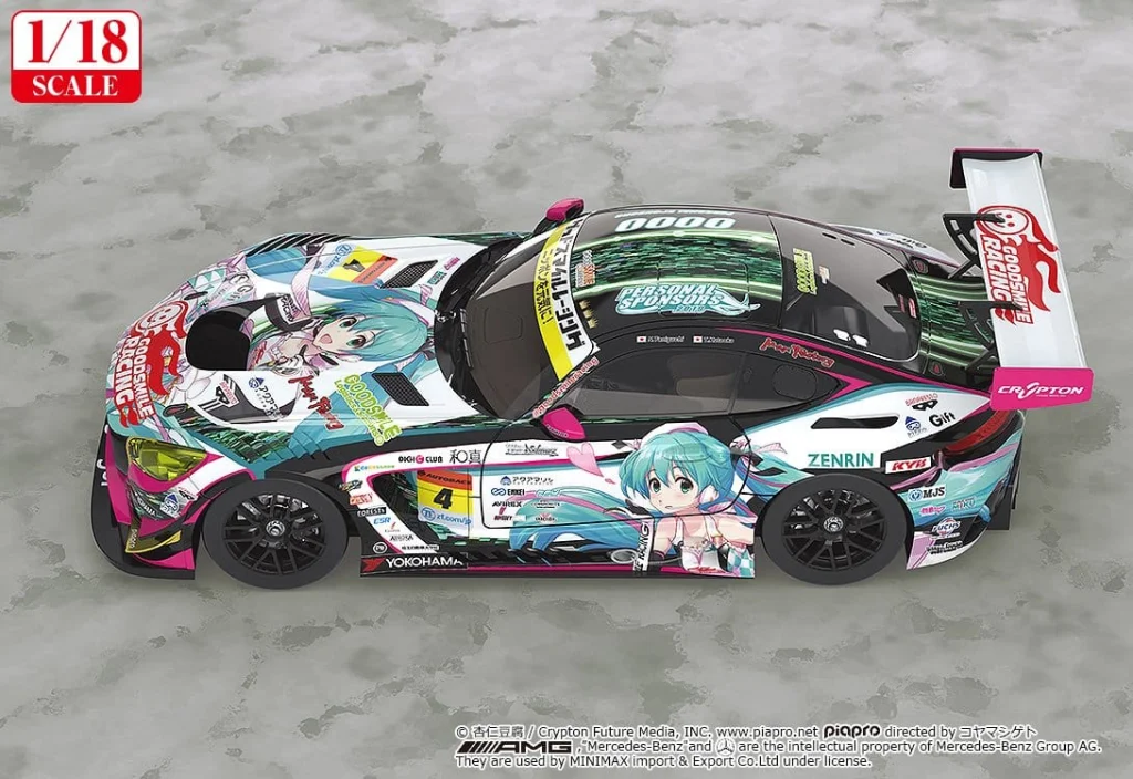 Character Vocal Series - Miniature Car - Good Smile Hatsune Miku AMG (2019 Ver.)