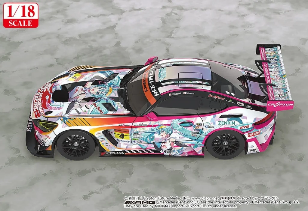 Character Vocal Series - Miniature Car - Good Smile Hatsune Miku AMG (2021 SUPER GT 100th Race Commemorative Ver.)
