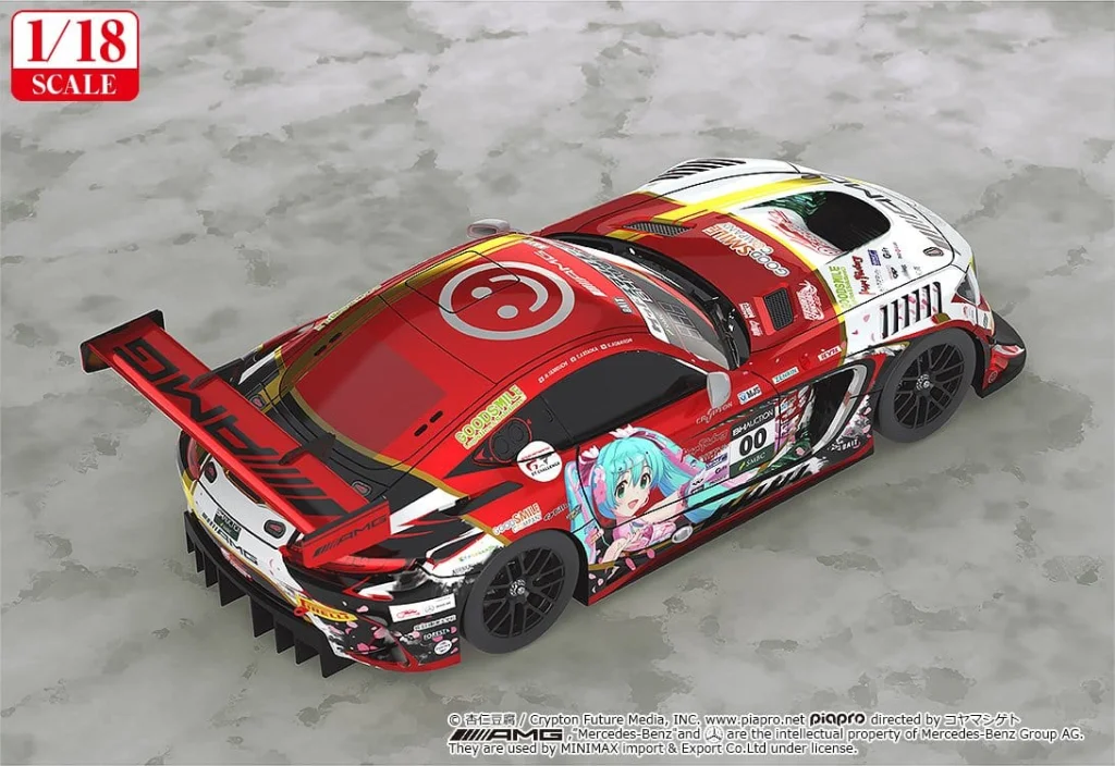 Character Vocal Series - Miniature Car - Good Smile Hatsune Miku AMG (2019 SUZUKA 10HOURS Ver.)