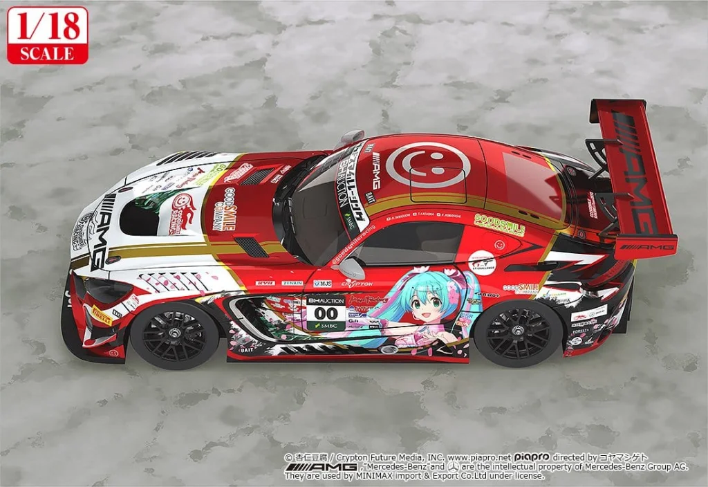 Character Vocal Series - Miniature Car - Good Smile Hatsune Miku AMG (2019 SUZUKA 10HOURS Ver.)