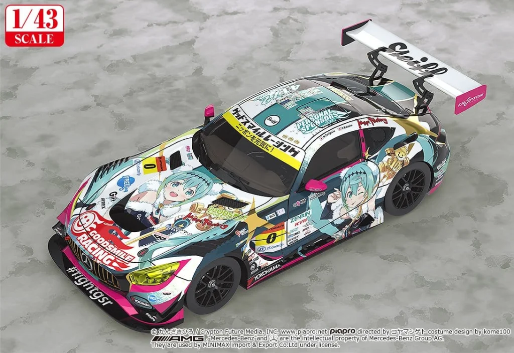 Character Vocal Series - Miniature Car - Good Smile Hatsune Miku AMG (2018 Final Race Ver.)