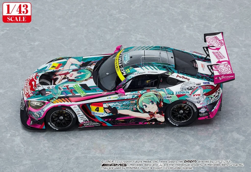 Character Vocal Series - Miniature Car - Good Smile Hatsune Miku AMG (2020 SUPER GT Okayama Test Ver.)