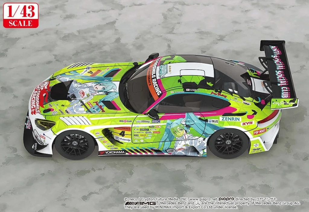 Character Vocal Series - Miniature Car - Good Smile Hatsune Miku AMG (2022 Season Opening Ver.)