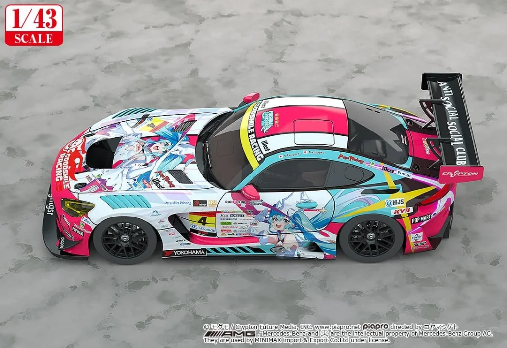 Character Vocal Series - Miniature Car - Good Smile Hatsune Miku AMG (2024 Season Opening Ver.)