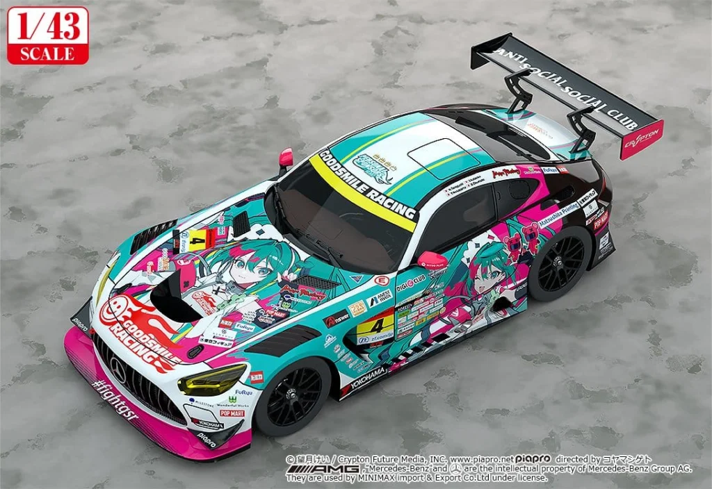 Character Vocal Series - Miniature Car - Good Smile Hatsune Miku AMG (2025 Season Opening Ver.)