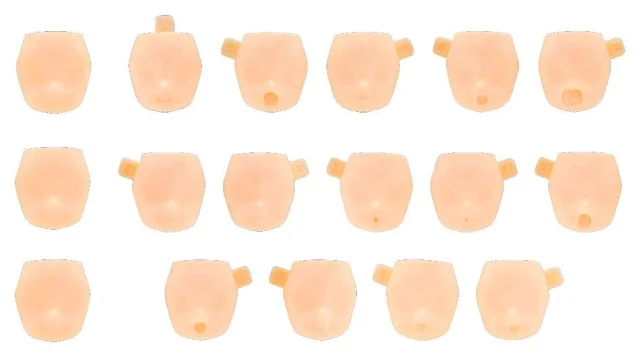 Produktbild zu Megami Device - Plastic Model Kit Zubeh&ouml;r - M.S.G 10 Face Set PUNI☆MOFU 01 (Skin Color D)