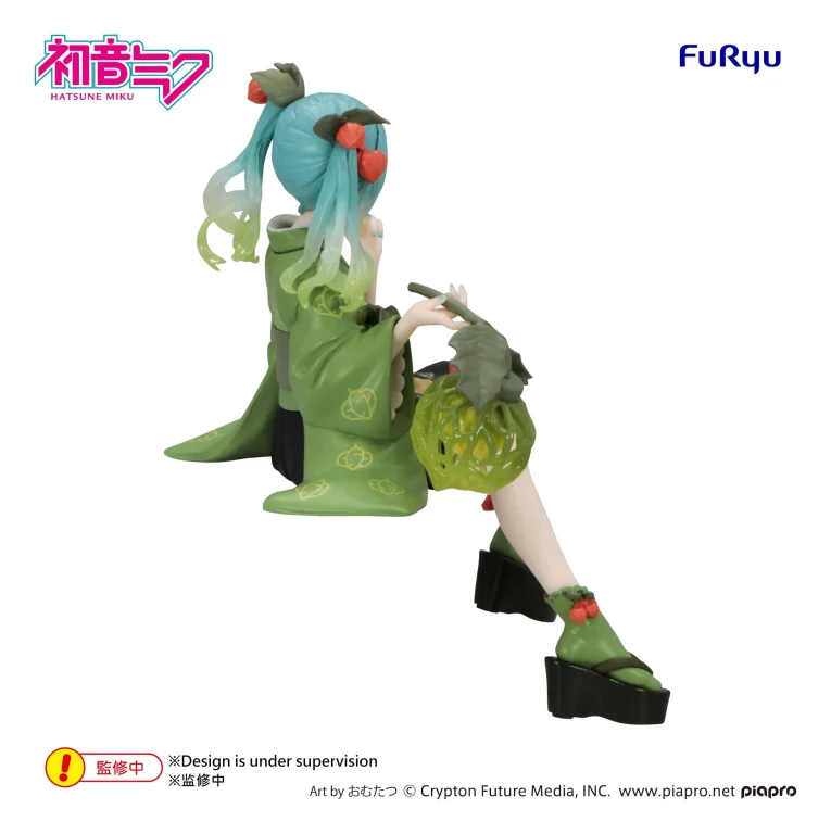 Character Vocal Series - Noodle Stopper Figure - Flower Fairy - Miku Hatsune (Winter Cherry) (Green Color ver.)