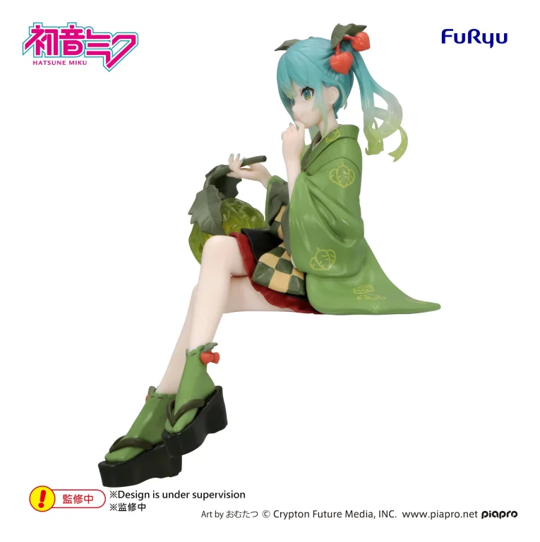 Character Vocal Series - Noodle Stopper Figure - Flower Fairy - Miku Hatsune (Winter Cherry) (Green Color ver.)