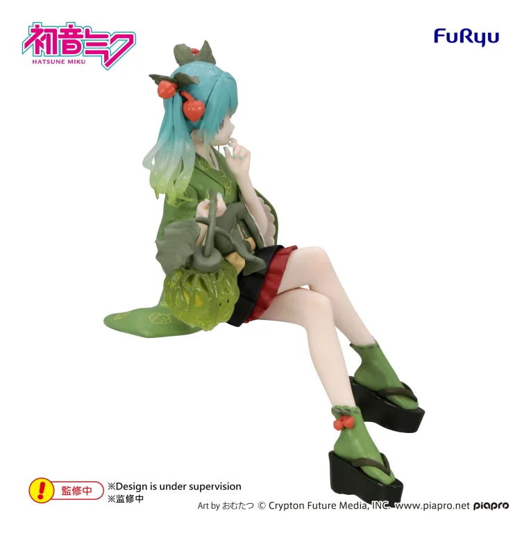 Character Vocal Series - Noodle Stopper Figure - Flower Fairy - Miku Hatsune (Winter Cherry) (Green Color ver.)