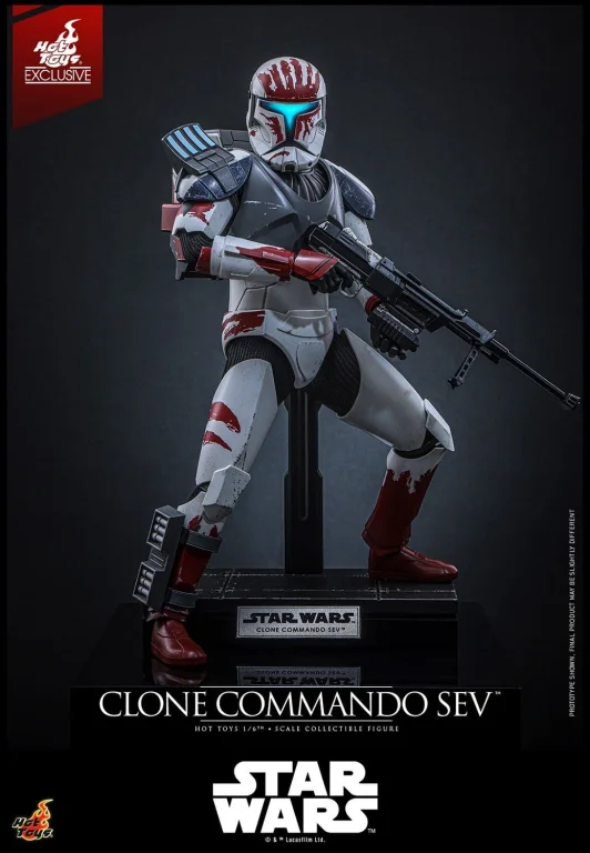 Star Wars - Scale Action Figure - Clone Commando Sev
