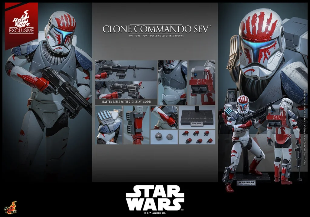 Star Wars - Scale Action Figure - Clone Commando Sev