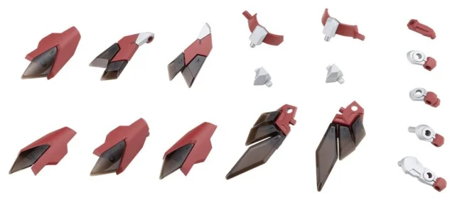 Produktbild zu M.S.G - Plastic Model Kit Zubeh&ouml;r - Mecha Supply37 Expansion Armor Type E (Deep Red ver.)