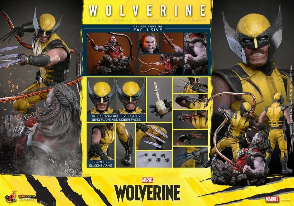 Marvel - Scale Action Figure - Wolverine (Deluxe Version)