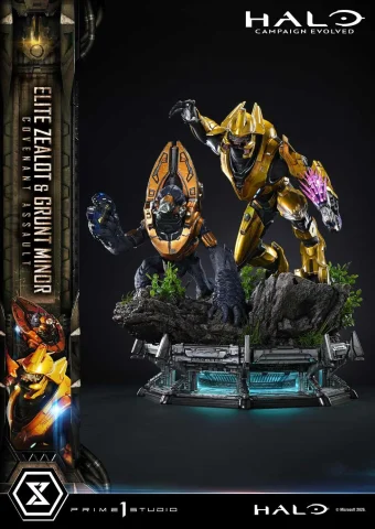Produktbild zu Halo - Ultimate Premium Masterline - Elite Zealot & Grunt Minor (Covenant Assault)