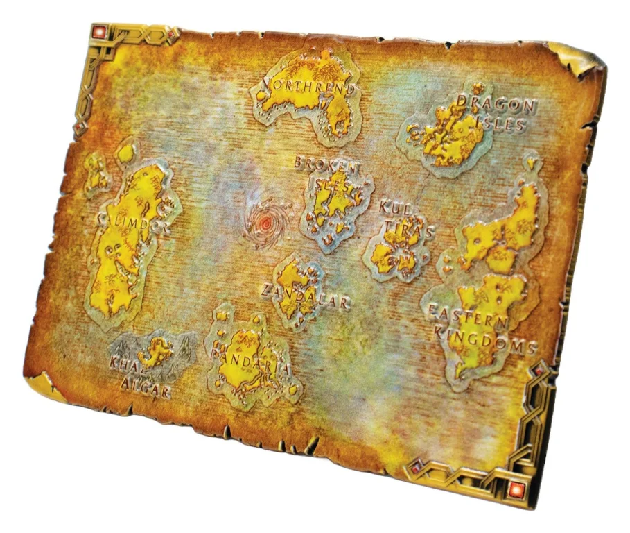 World of Warcraft - Metal Map - Azeroth (Limited Edition)