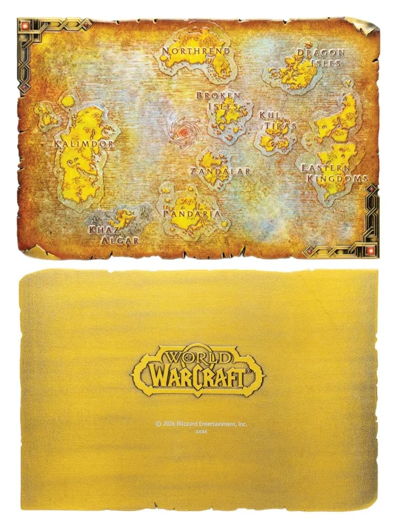 World of Warcraft - Metal Map - Azeroth (Limited Edition)