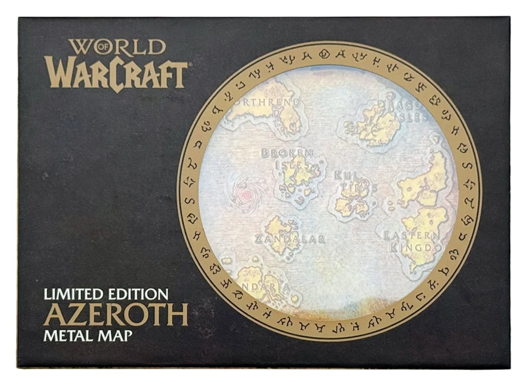 World of Warcraft - Metal Map - Azeroth (Limited Edition)