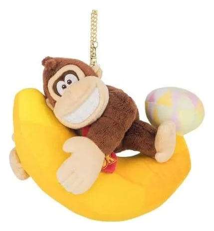 Produktbild zu Donkey Kong - Pl&uuml;sch-Anh&auml;nger - Donkey Kong & Banandium Jumbo