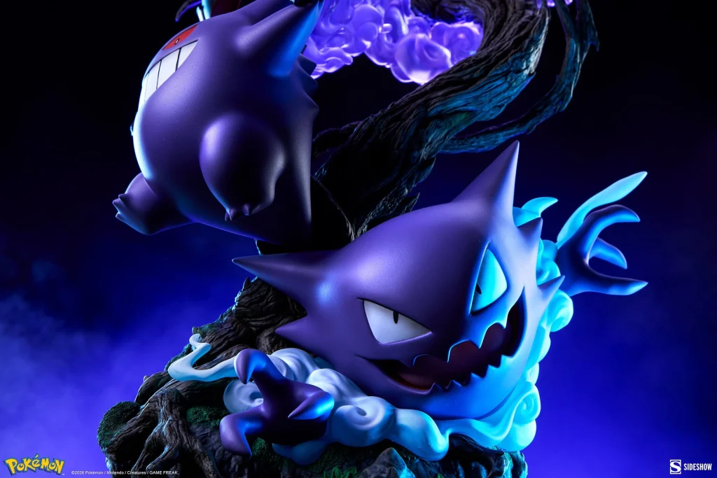 Pok&eacute;mon - Diorama - Nebulak, Alpollo & Gengar