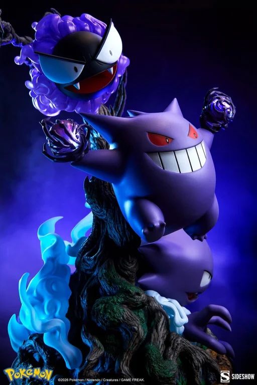 Pok&eacute;mon - Diorama - Nebulak, Alpollo & Gengar